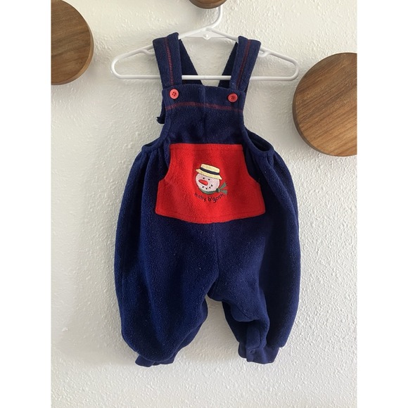 OshKosh B'gosh Other - VTG Osh Kosh Winter Snowman‎ Fleece Baby B' Gosh Boys Toddler Size 3-6 Months